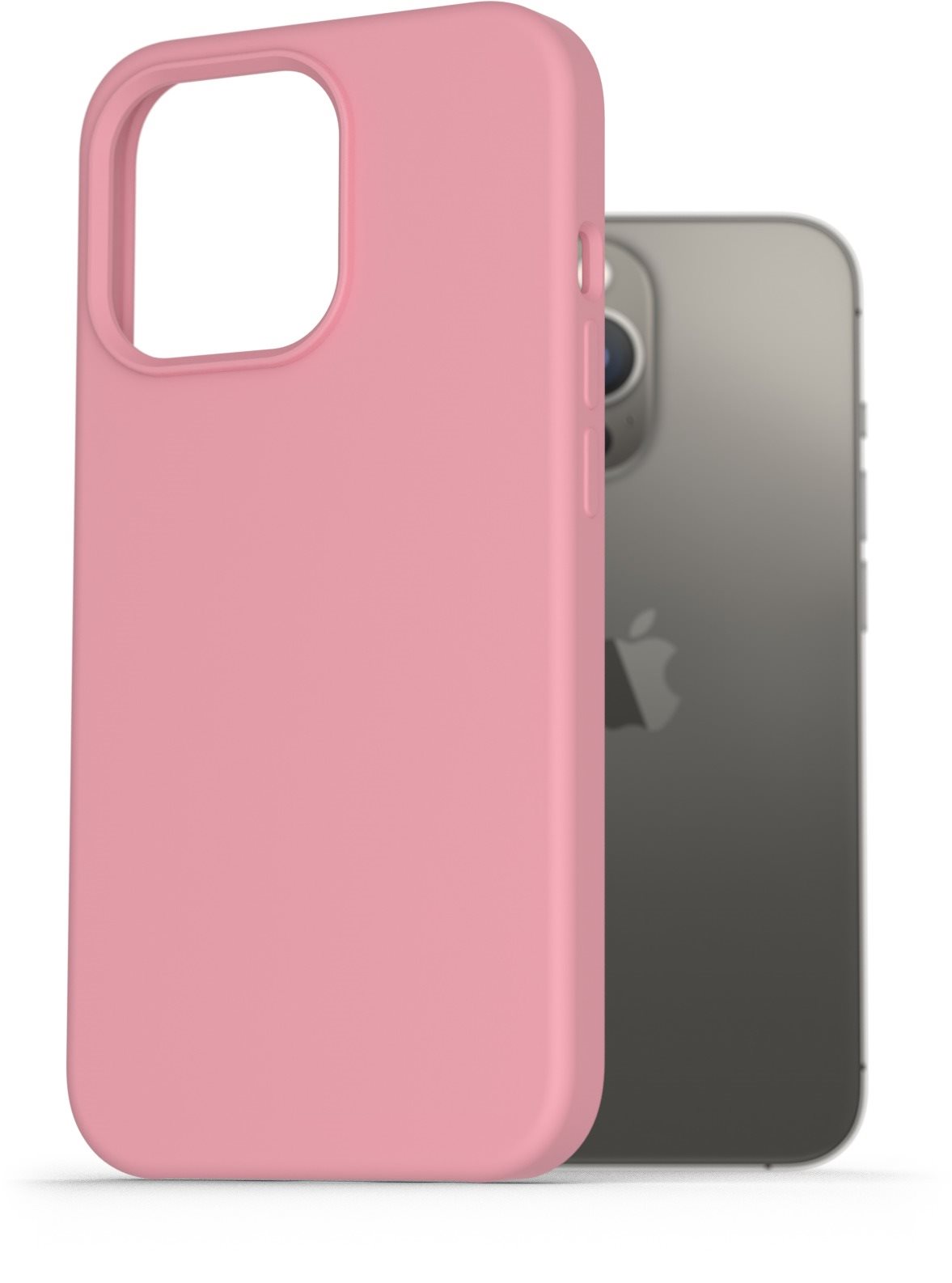 AlzaGuard Premium Liquid Silicone Case iPhone 13 Pro rózsaszín tok
