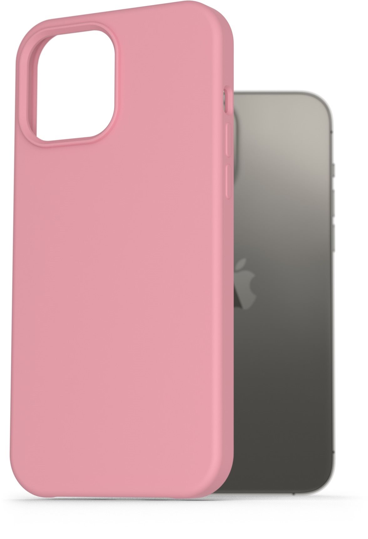 AlzaGuard Premium Liquid Silicone Case iPhone 13 Pro Max rózsaszín tok