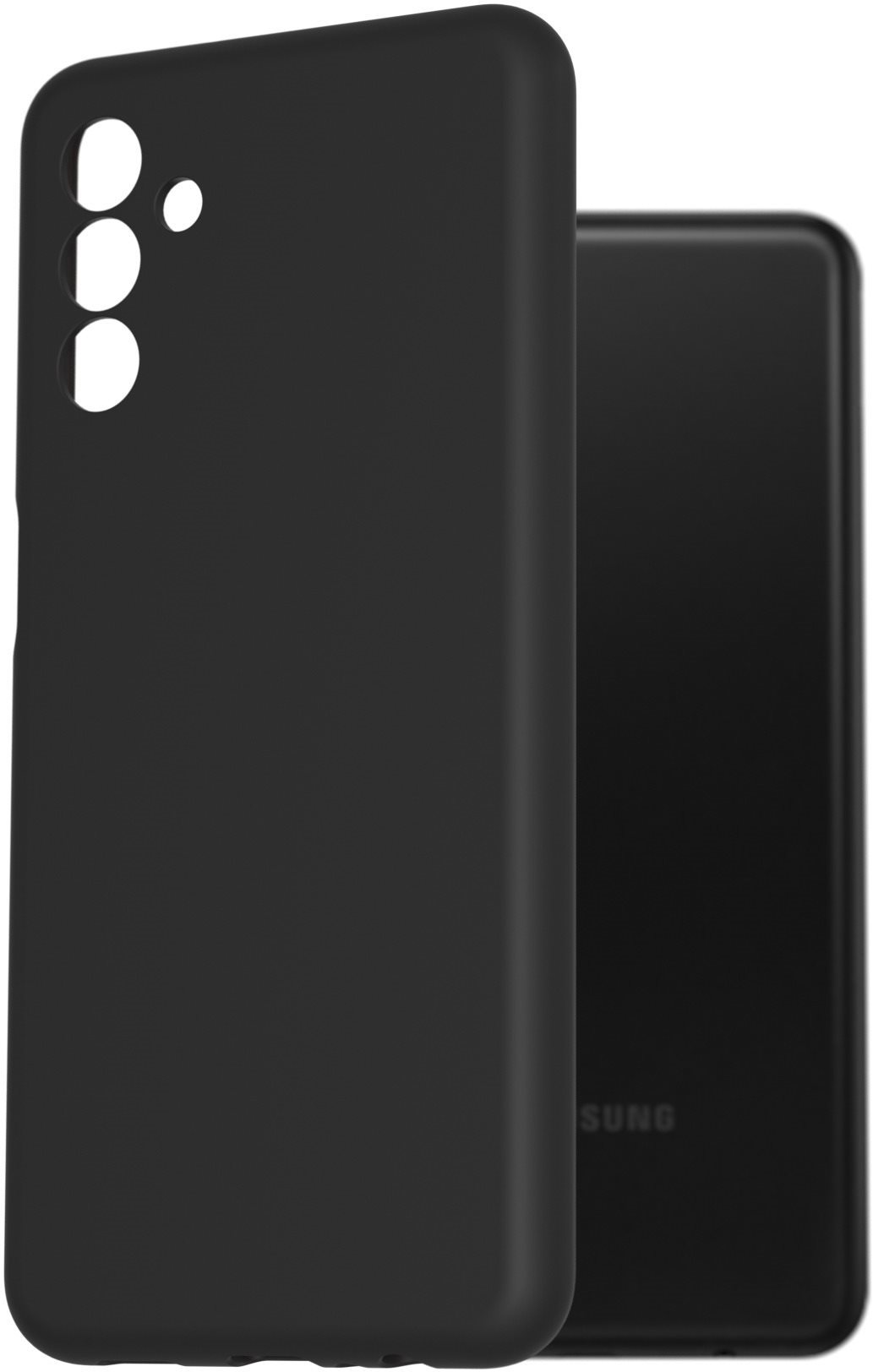 AlzaGuard Premium Liquid Silicone Case a Samsung Galaxy A13 5G készülékhez - fekete