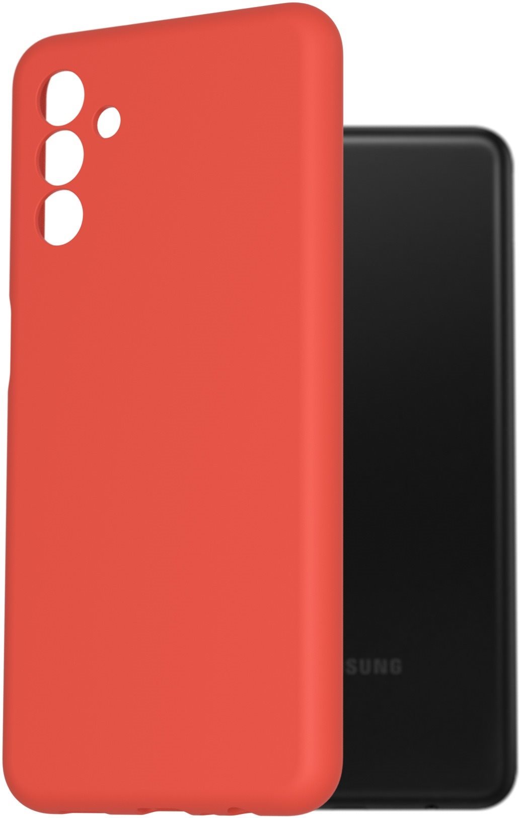 AlzaGuard Premium Liquid Silicone Case a Samsung Galaxy A13 5G készülékhez - piros