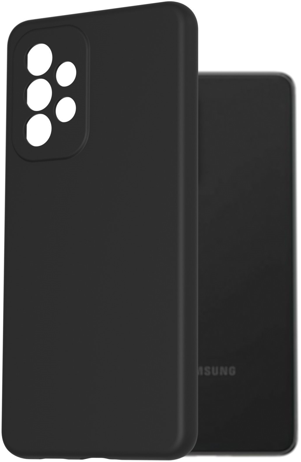 AlzaGuard Premium Liquid Silicone Case a Samsung Galaxy A53 készülékhez - fekete