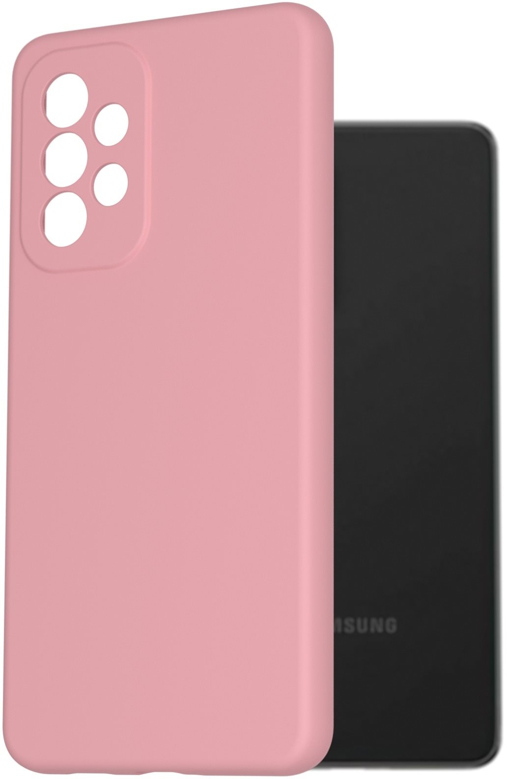 AlzaGuard Premium Liquid Silicone Case a Samsung Galaxy A53 készülékhez - rózsaszín