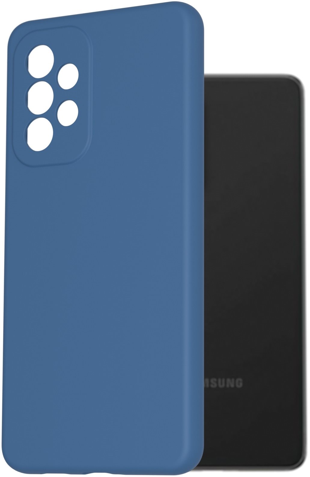 AlzaGuard Premium Liquid Silicone Case a Samsung Galaxy A53 készülékhez - kék