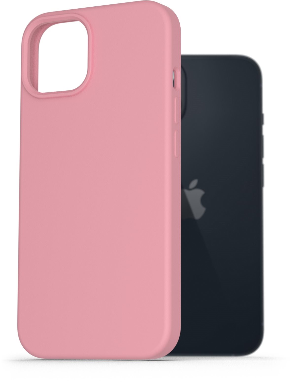 AlzaGuard Premium Liquid iPhone 14 rózsaszín szilikon tok