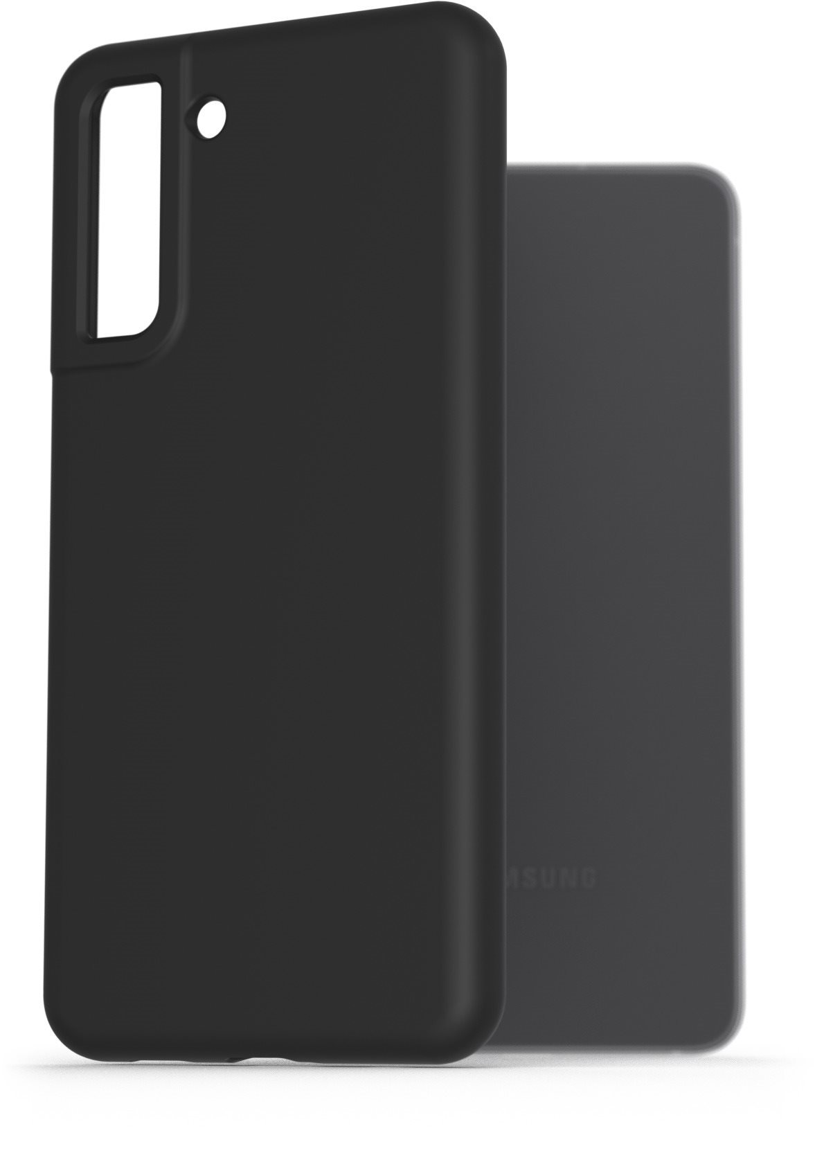 AlzaGuard Premium Liquid Silicone Case a Samsung Galaxy S21 FE készülékhez - fekete
