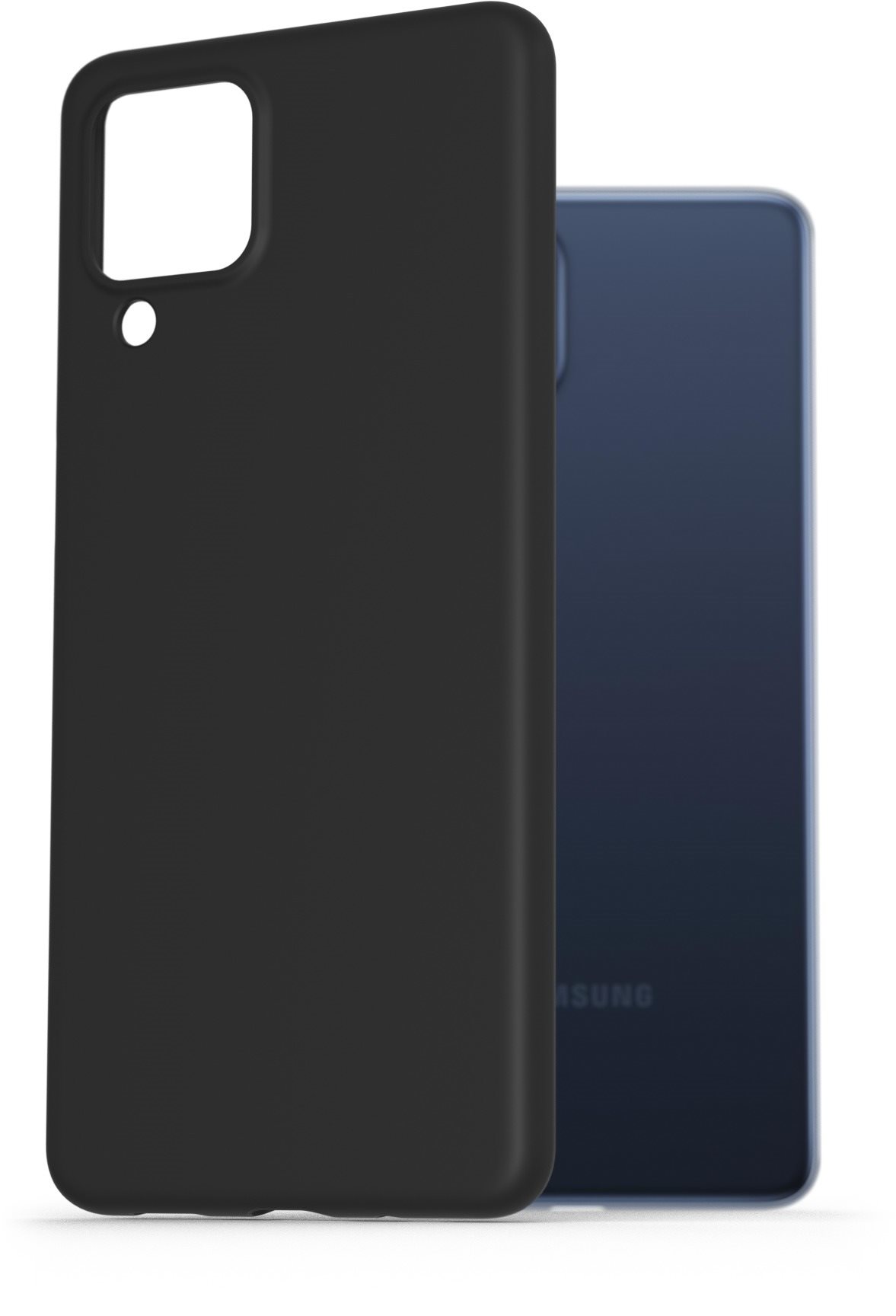 AlzaGuard Premium Liquid Samsung Galaxy M53 5G fekete szilikon tok