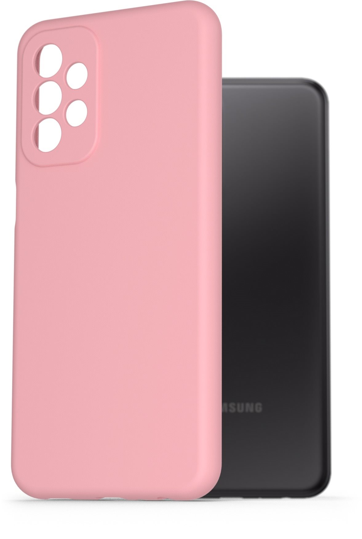 AlzaGuard Premium Liquid Silicone Samsung Galaxy A23 5G rózsaszín tok