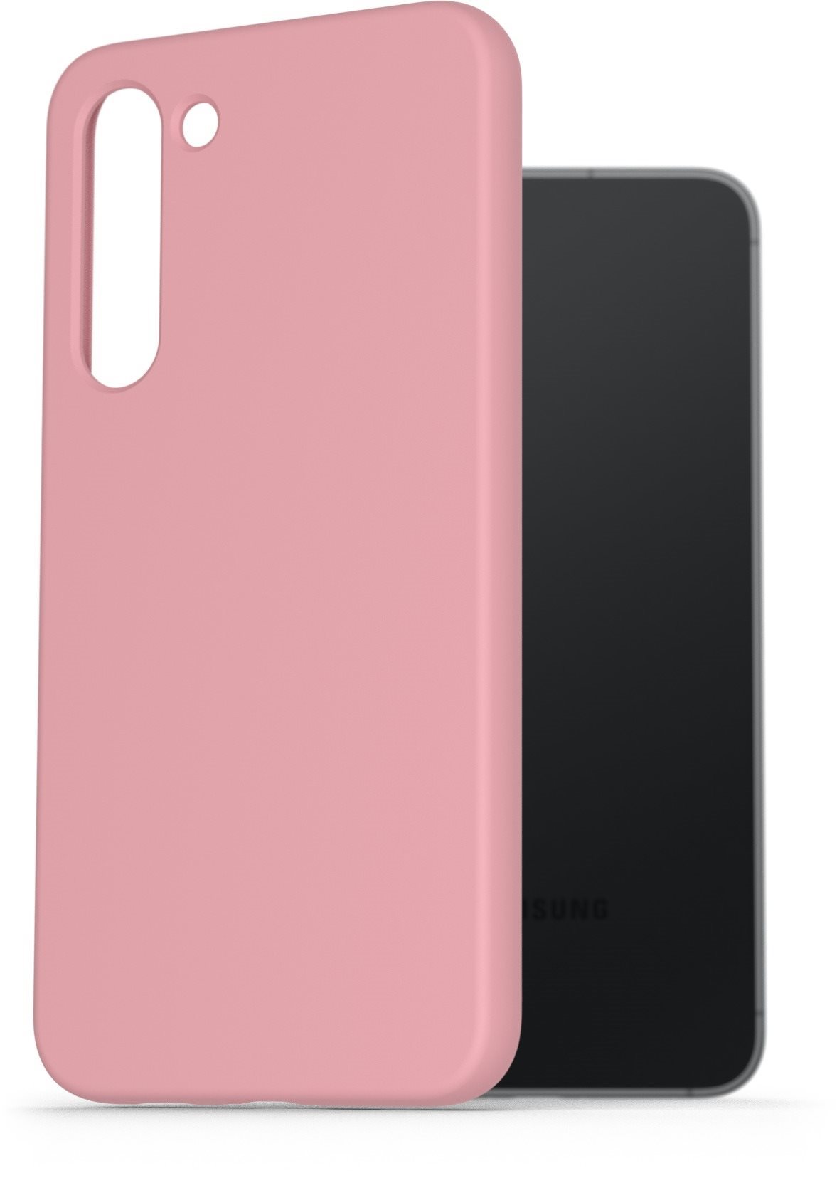 AlzaGuard Premium Liquid Samsung Galaxy S23+ 5G rózsaszín szilikon tok