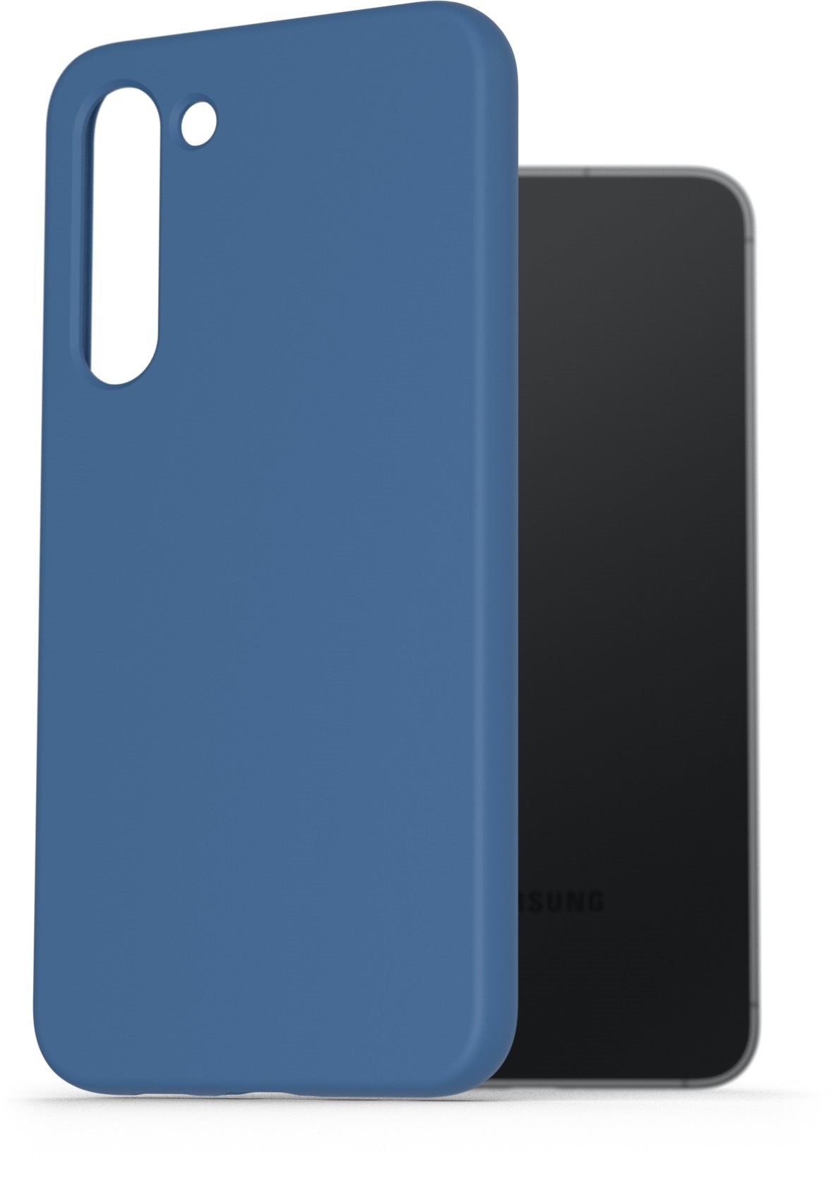 AlzaGuard Premium Liquid Samsung Galaxy S23+ 5G kék szilikon tok