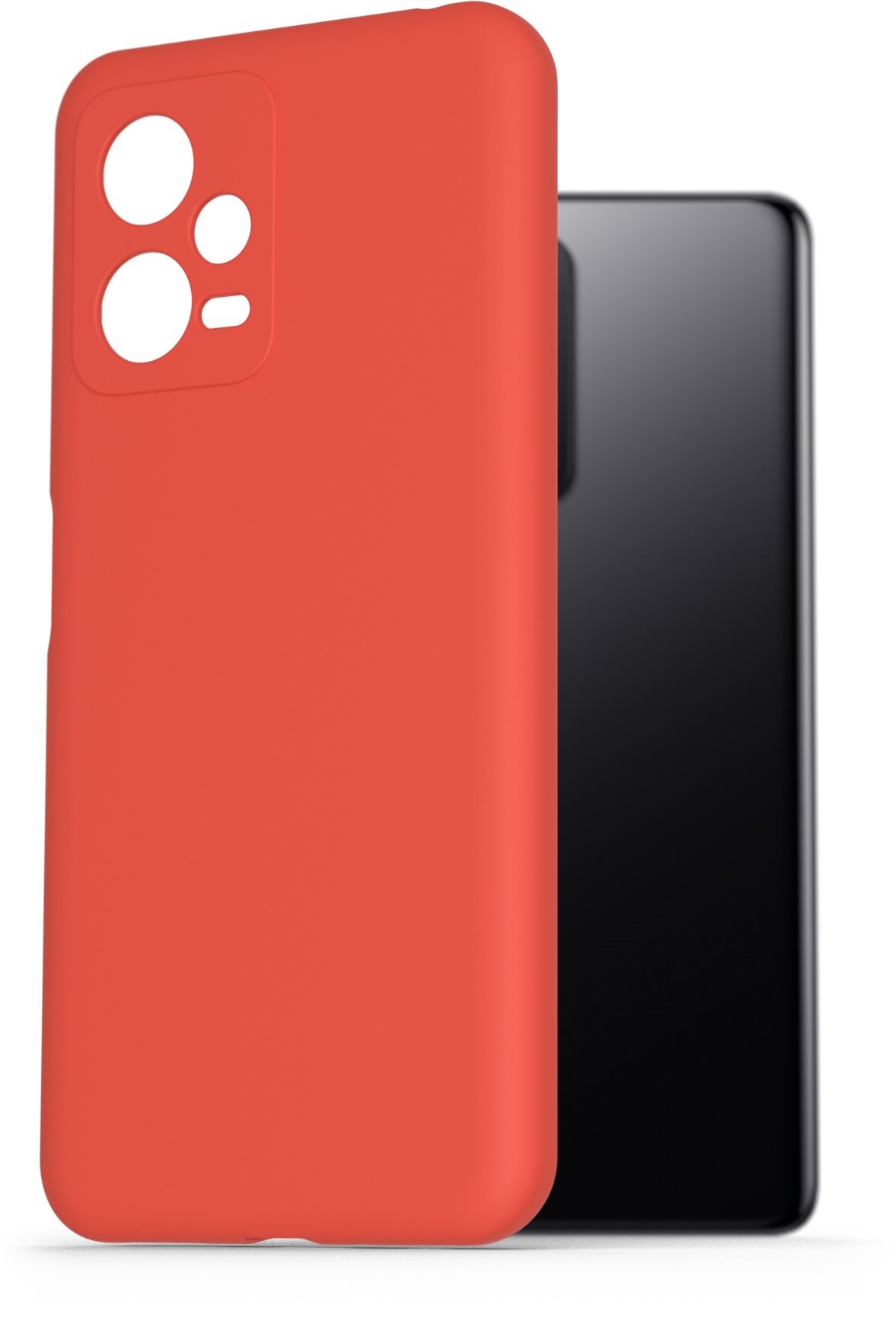 AlzaGuard Premium Liquid Xiaomi Redmi Note 12 5G piros szilikon tok
