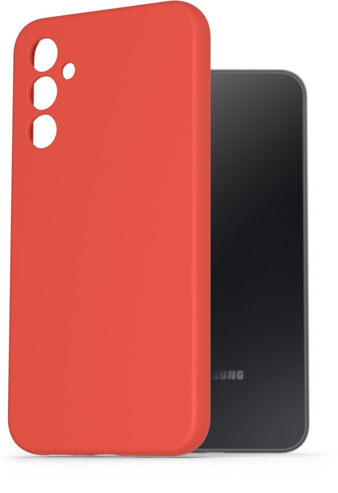 AlzaGuard Premium Liquid Silicone Case a Samsung Galaxy A34 5G készülékhez - piros