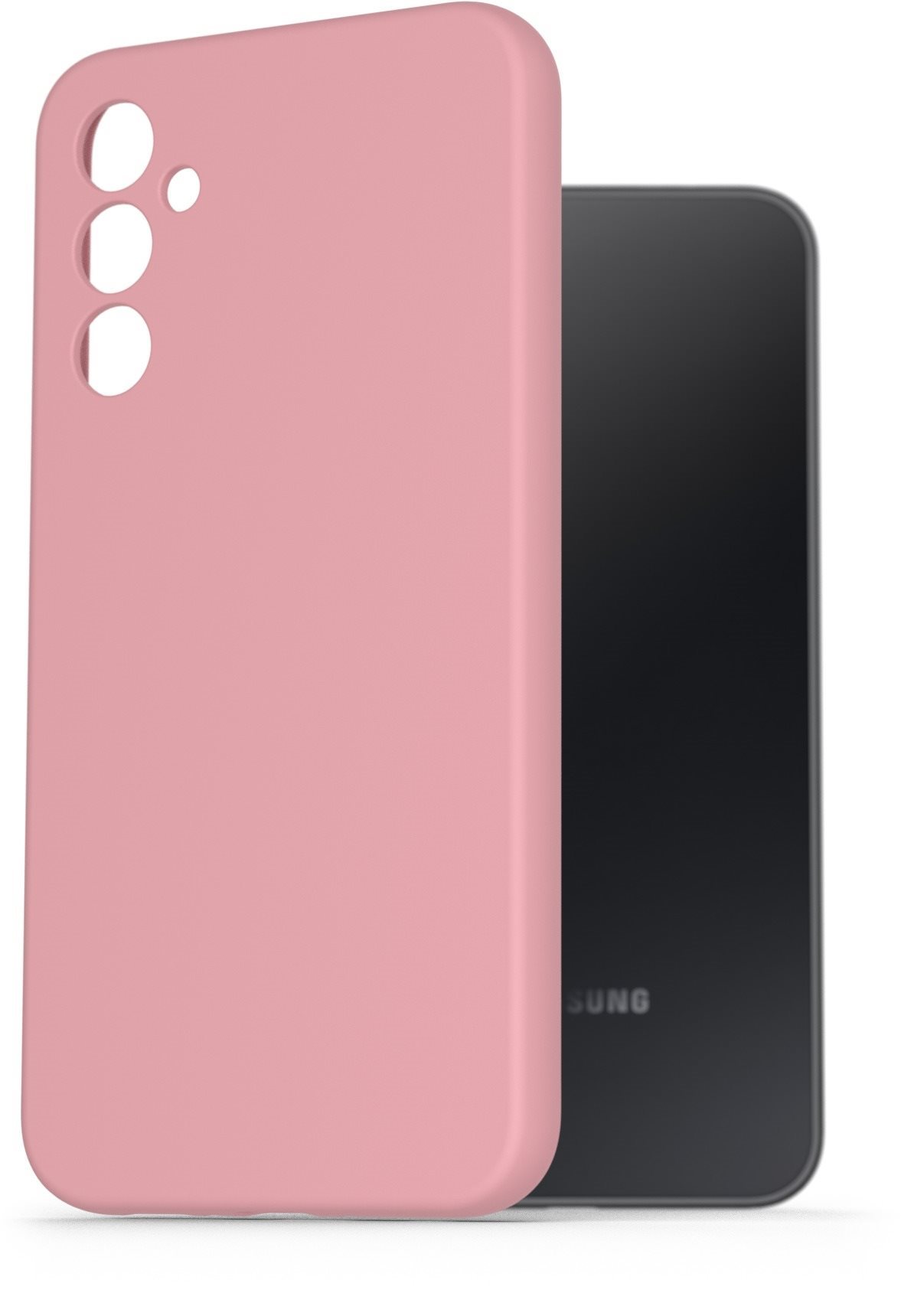 AlzaGuard Premium Liquid Silicone Case a Samsung Galaxy A34 5G készülékhez - rózsaszín