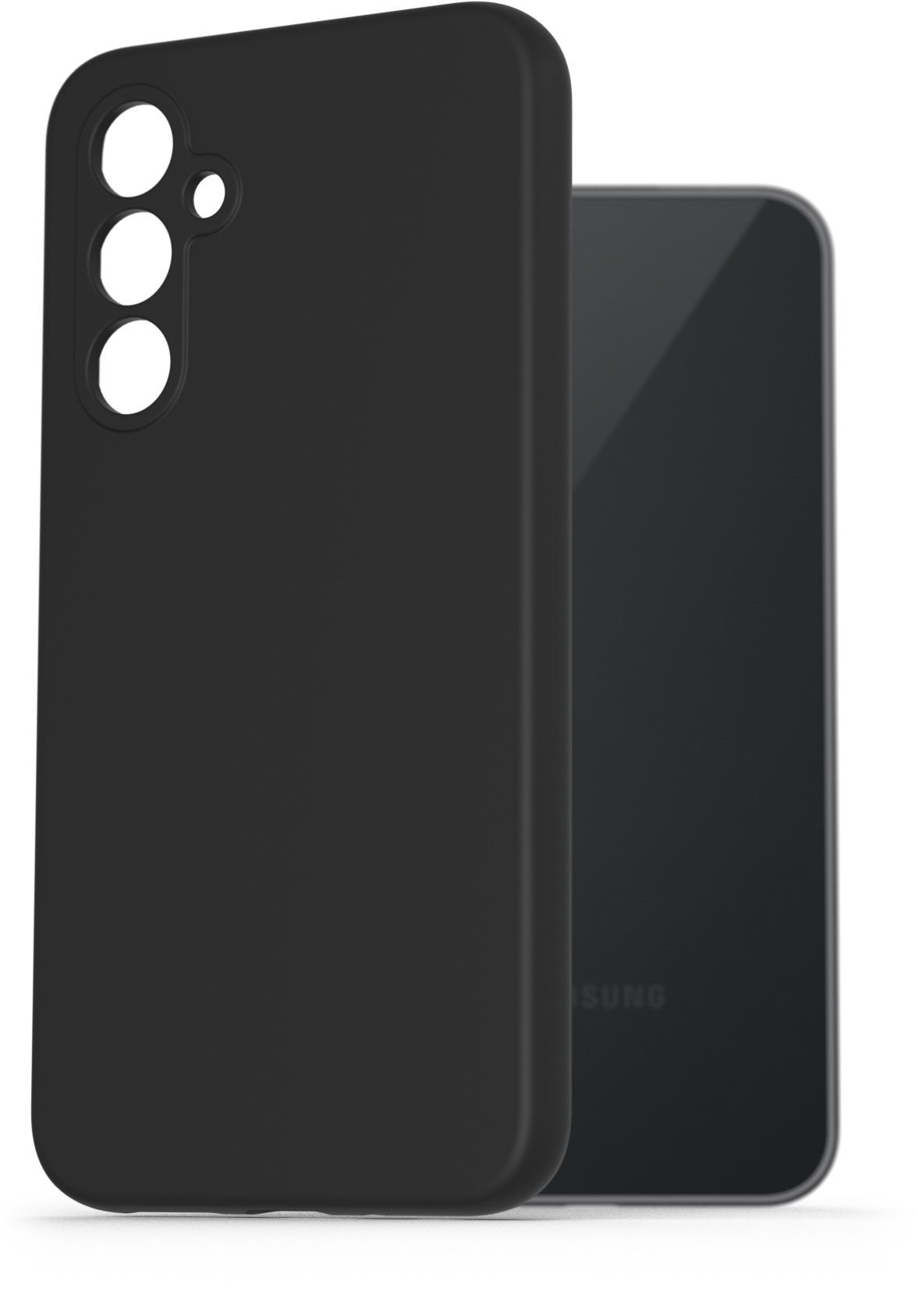 AlzaGuard Premium Liquid Silicone Case a Samsung Galaxy A54 5G készülékhez - fekete