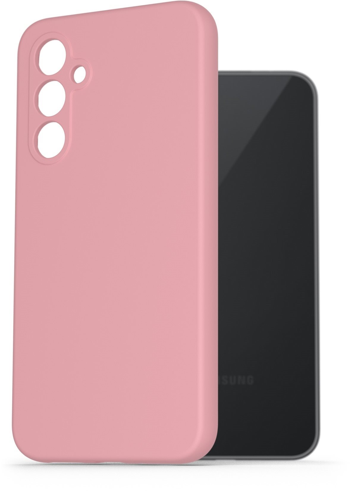 AlzaGuard Premium Liquid Silicone Case a Samsung Galaxy A54 5G készülékhez - rózsaszín
