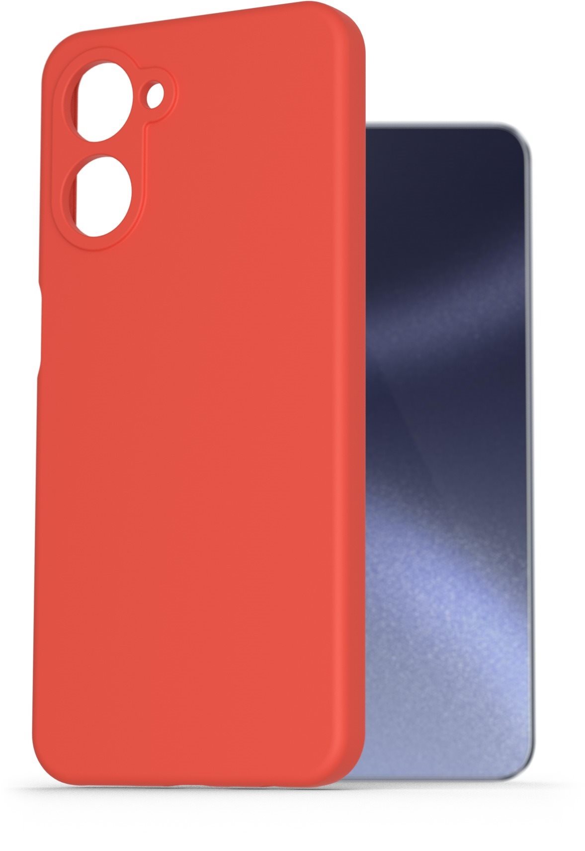 AlzaGuard Premium Liquid Silicone Case a Realme 10 készülékhez, piros