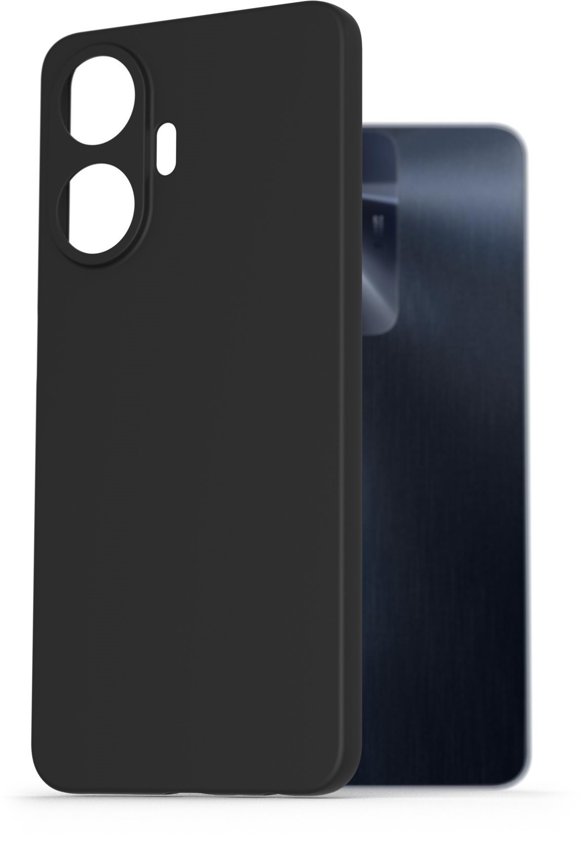 AlzaGuard Premium Liquid Silicone Case a Realme C55 készülékhez, fekete