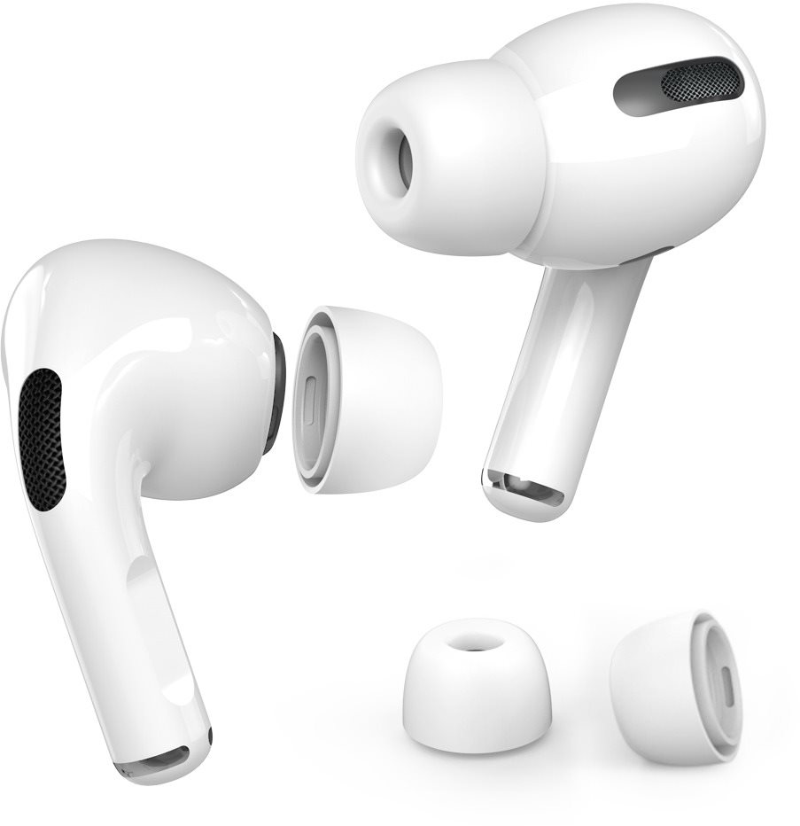 Ahastyle Szilikon Earhooks az AirPods Pro fülhallgatóhoz white 3 db