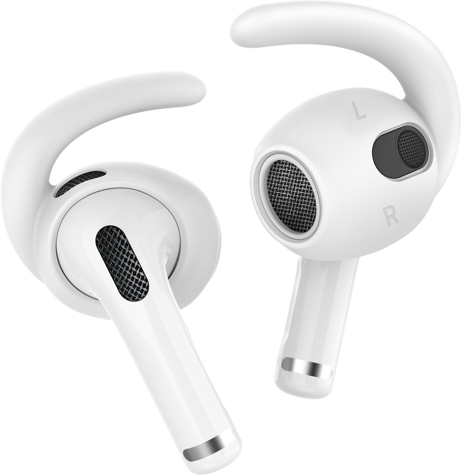 Ahastyle Szilikon Earhooks az AirPods 3 fülhallgatóhoz white 4 db