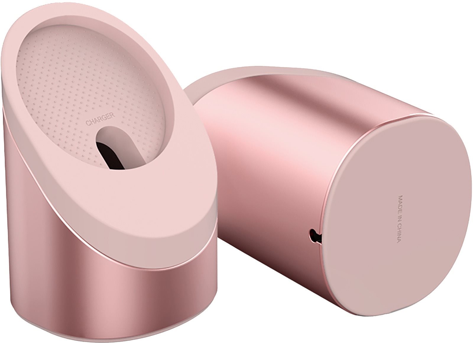 Ahastyle alumínium-szilikon magsafe állvány 360°, rózsaszín