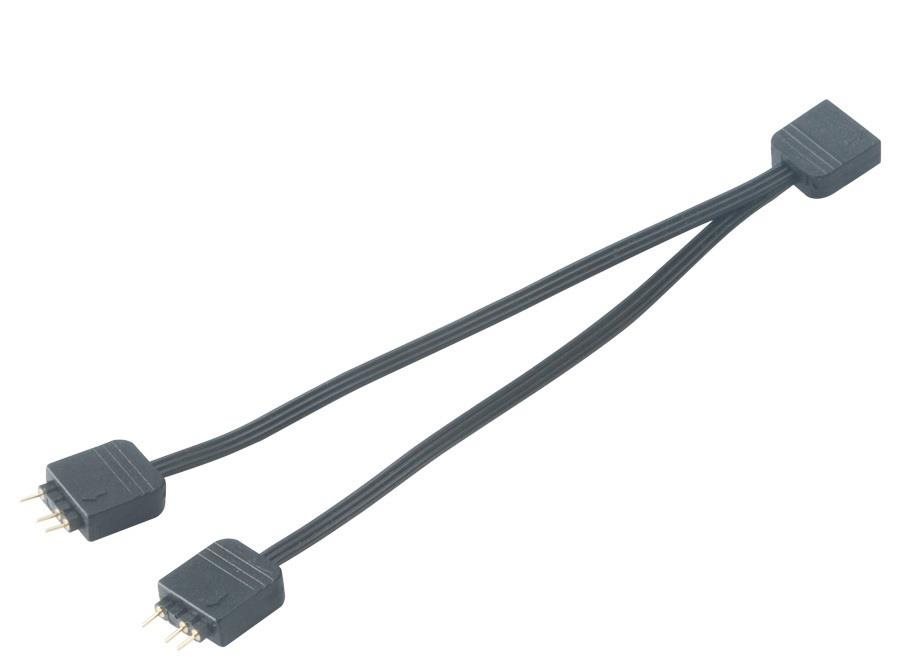 AKASA Addressable RGB LED Splitter Cable Duo Pack