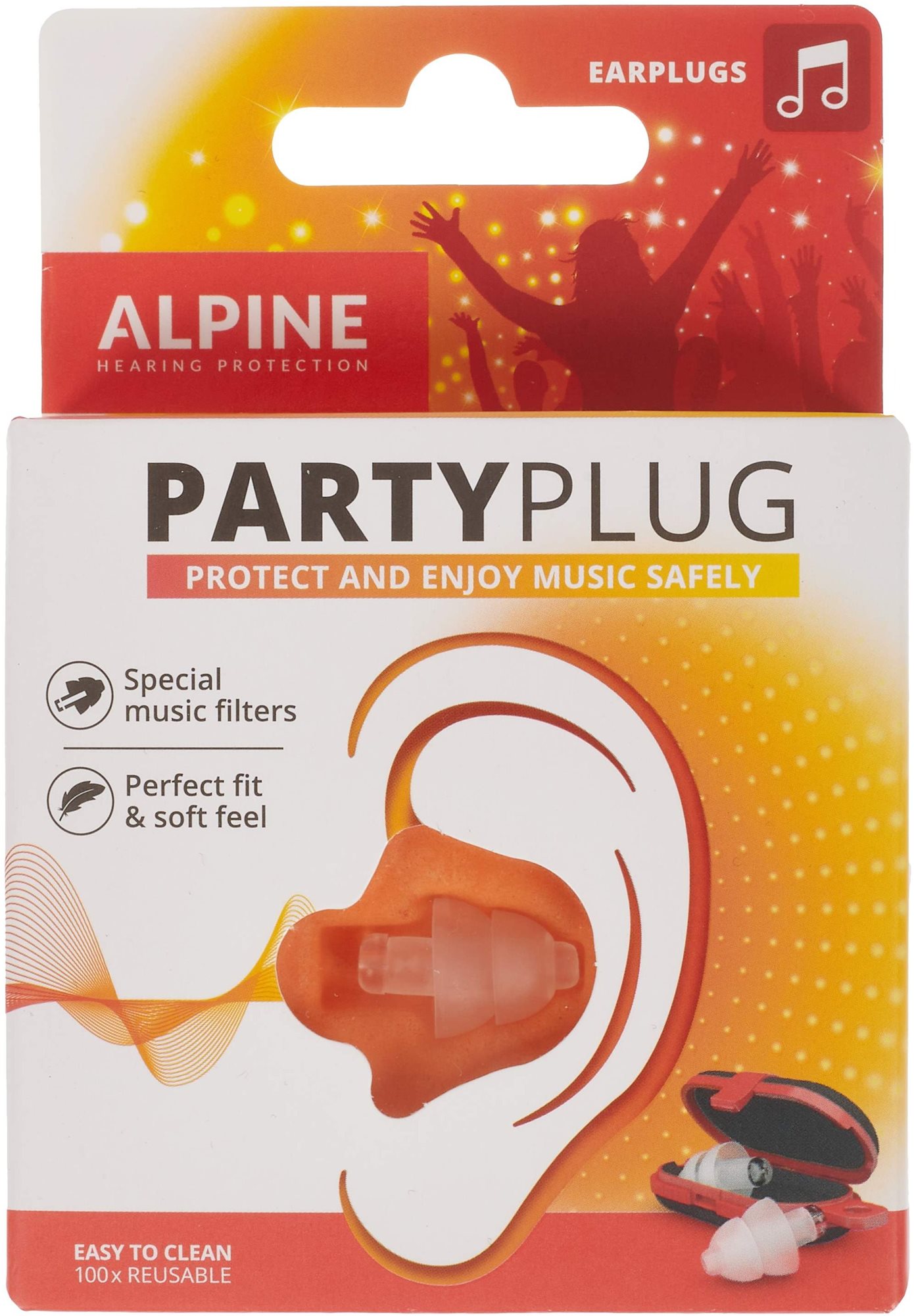 ALPINE PartyPlug átlátszó
