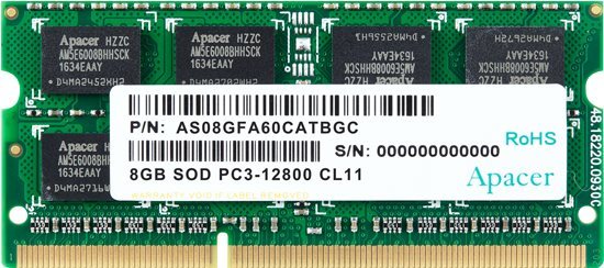 Apacer SO-DIMM 8GB DDR3L 1600MHz CL11