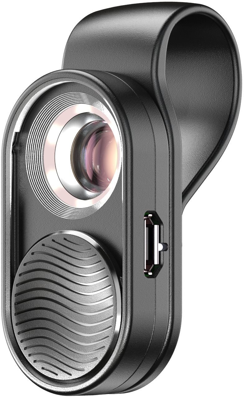 Telefon objektív Apexel 100X Phone Microscope objektív LED fénnyel