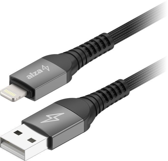 AlzaPower AluCore Ultra Durable USB-A to Lightning (C189) 1m sötétszürke