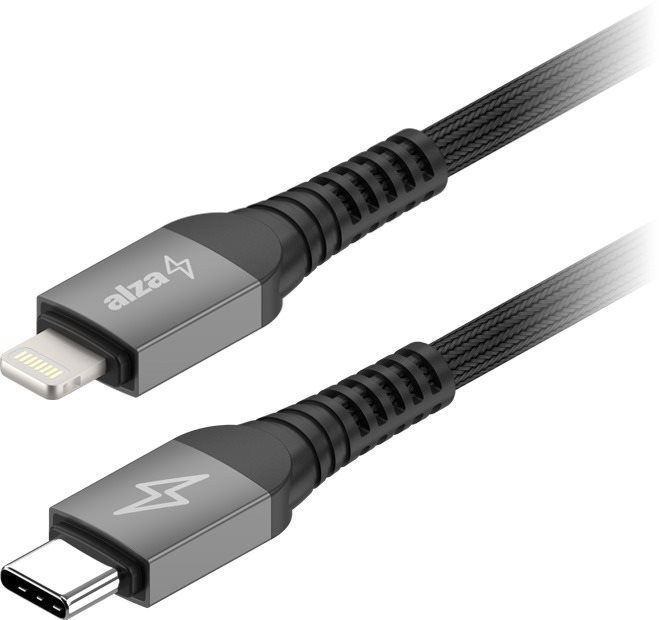 AlzaPower AluCore Ultra Durable USB-C to Lightning (C94) 1m sötétszürke