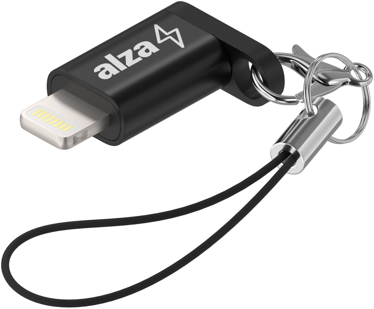 AlzaPower Keychain Micro USB - Lightning MFi