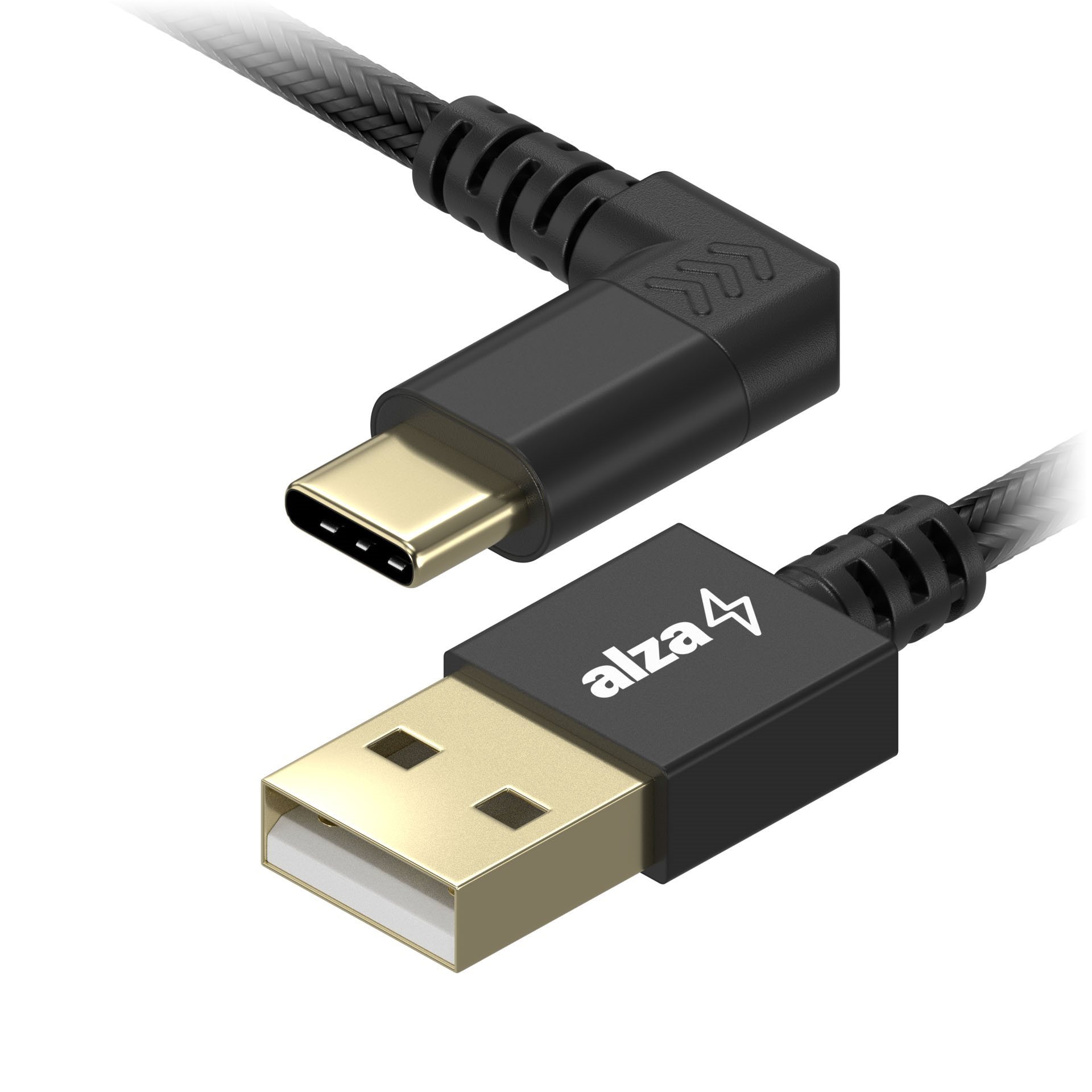 AlzaPower 90Core USB-C 1m fekete