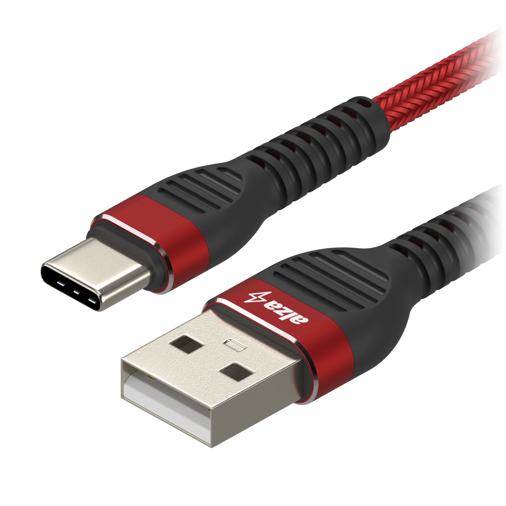 AlzaPower CompactCore USB-C 1m, piros