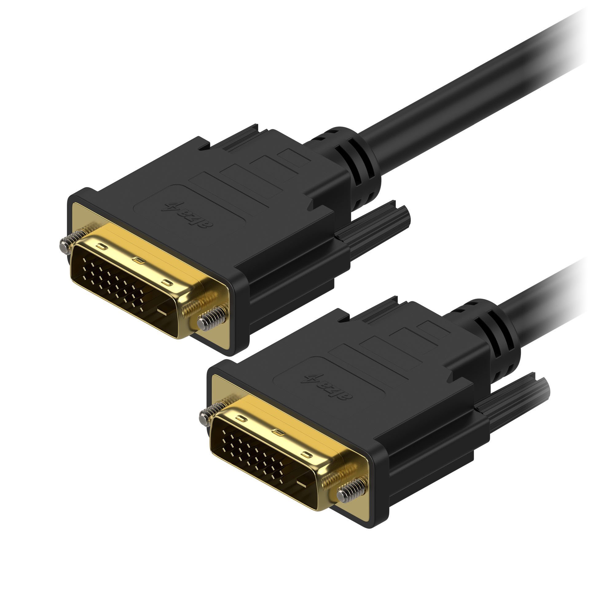 AlzaPower DVI-D - DVI-D Dual Link összekötő kábel, 1 m
