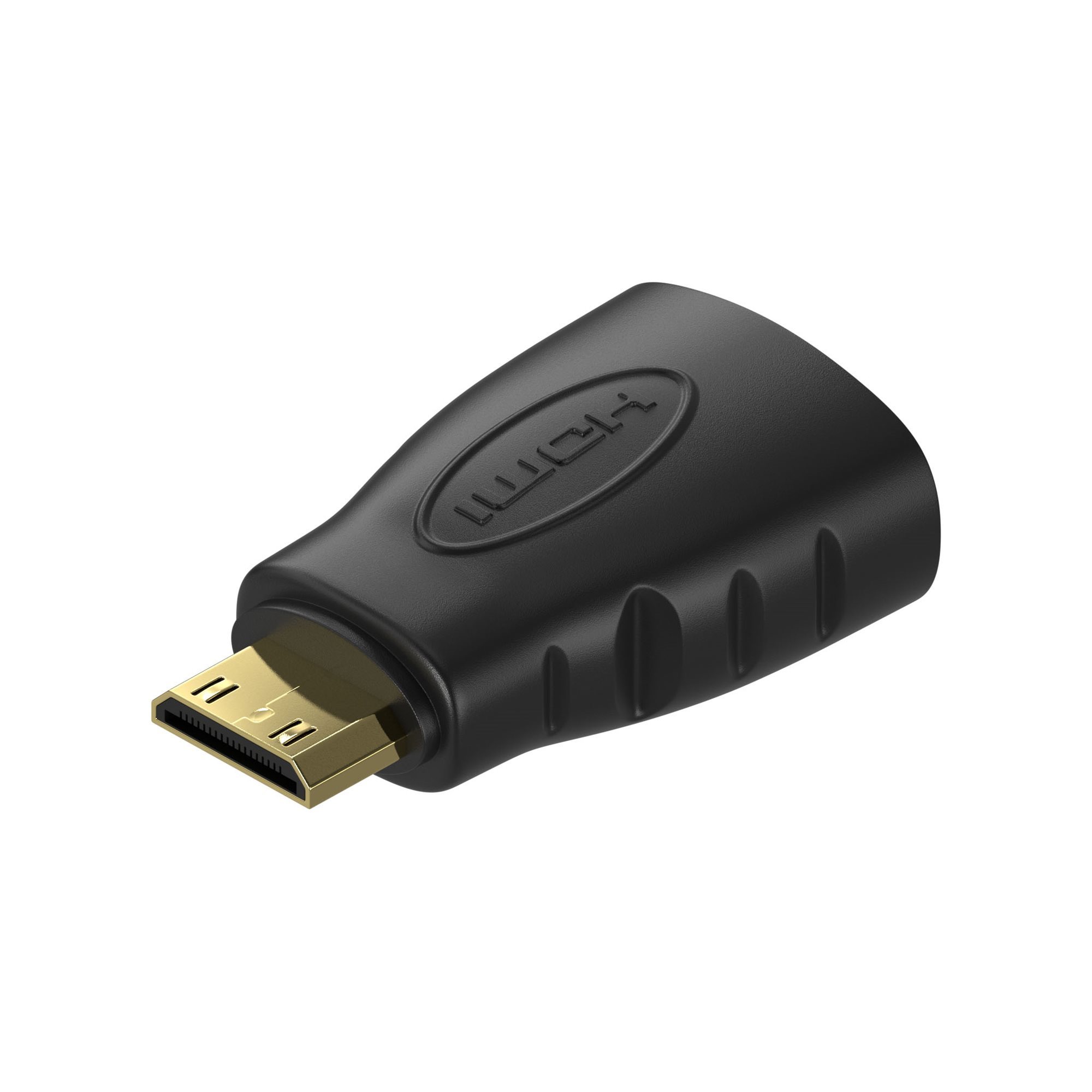 AlzaPower Mini HDMI-C (M) - HDMI (F) 0.1m