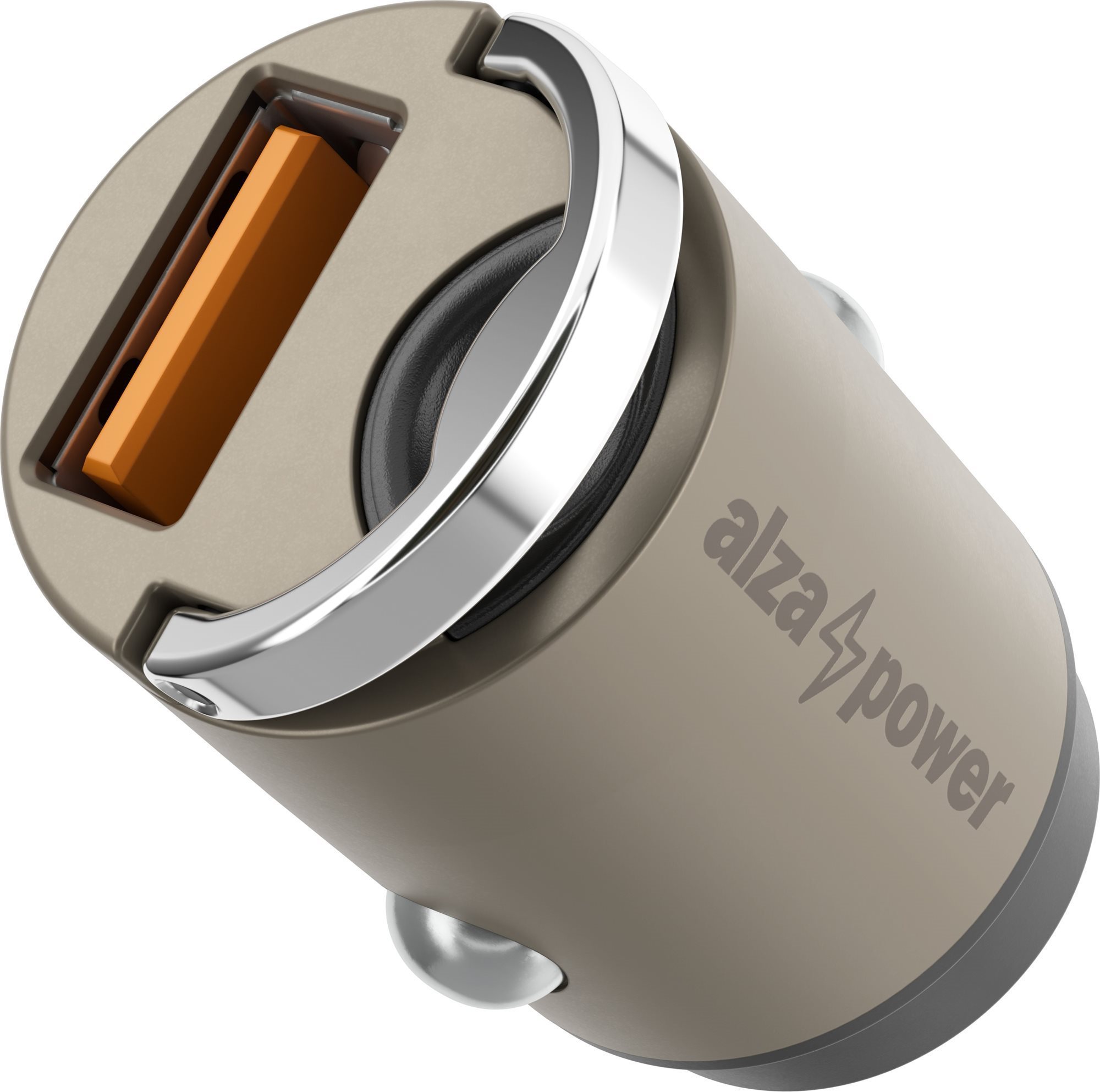 AlzaPower Car Charger M110 Fast Charge Mini ezüst
