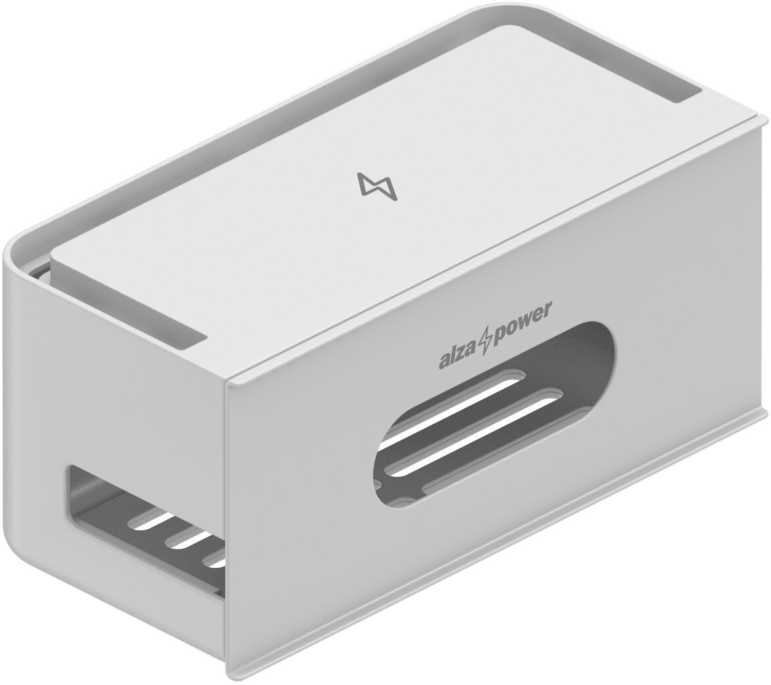 AlzaPower Cable Box Socket szürke