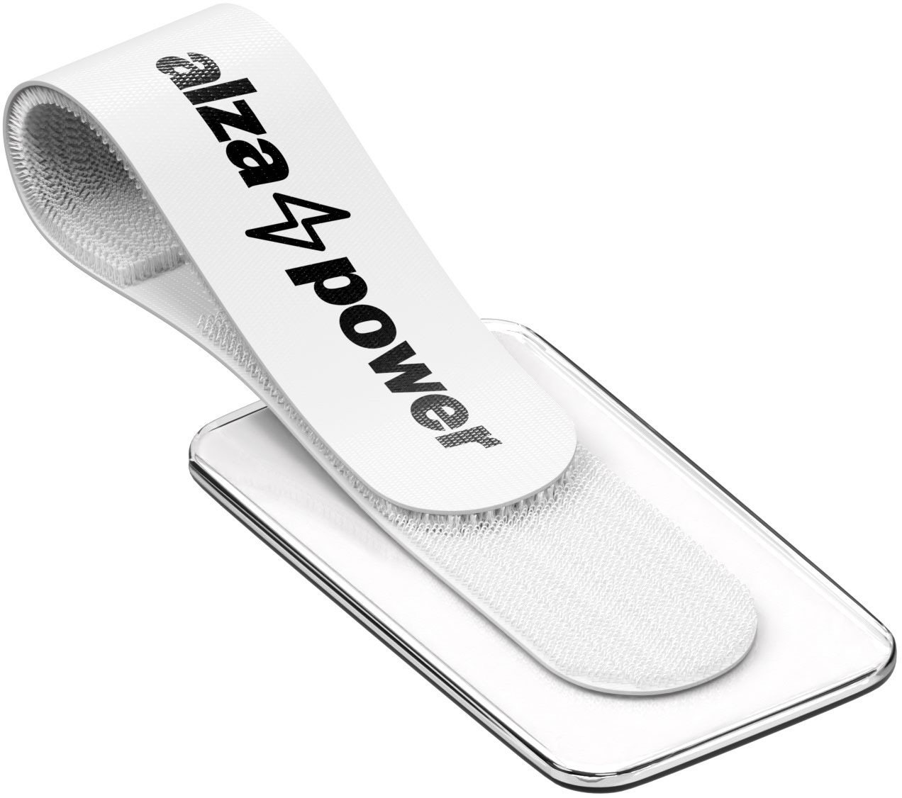 AlzaPower VelcroStrap+ with Tag 10 db fehér