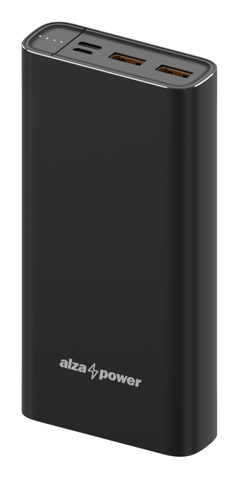 AlzaPower Metal 20000mAh Fast Charge + PD3.0 - fekete