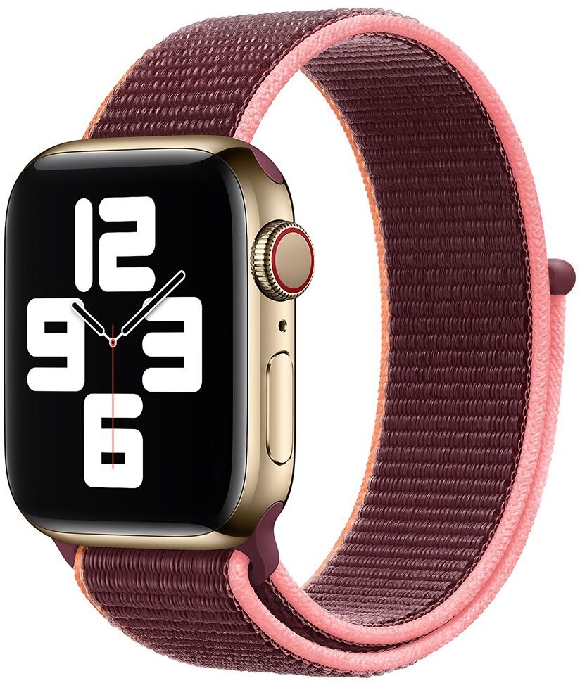 Eternico Airy Apple Watch 38mm / 40mm / 41mm - Dark Red and Pink edge