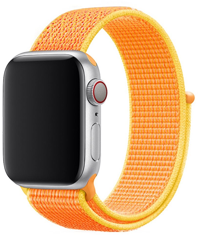 Eternico Airy Apple Watch 38mm / 40mm / 41mm - Carrot Orange and Yellow edge