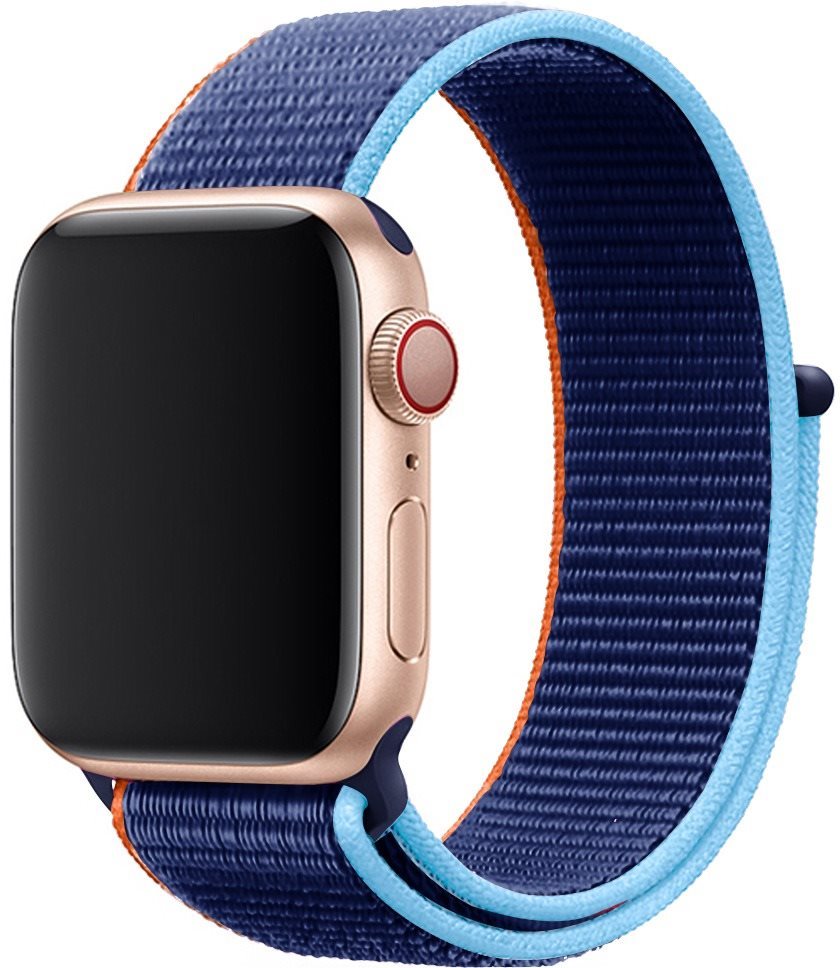 Eternico Airy Apple Watch 38mm / 40mm / 41mm - Thunder Blue and Blue edge