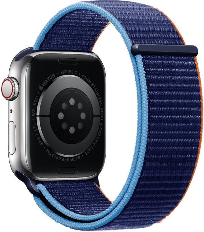 Eternico Airy Apple Watch 42mm / 44mm / 45mm - Thunder Blue and Blue edge