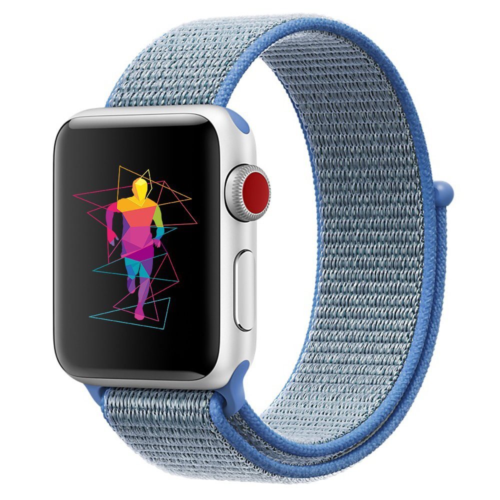 Eternico Airy Apple Watch 38mm / 40mm / 41mm - Sky Blue and Blue edge