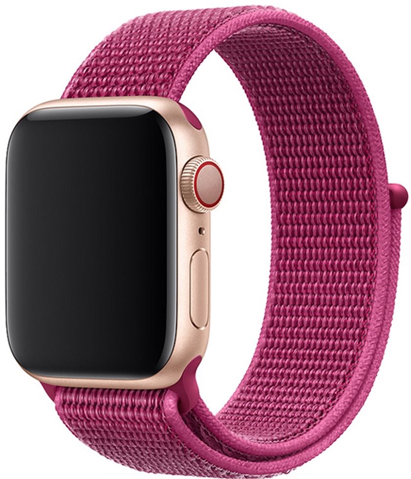 Eternico Airy Apple Watch 42mm / 44mm / 45mm - Beet Red and Pink edge