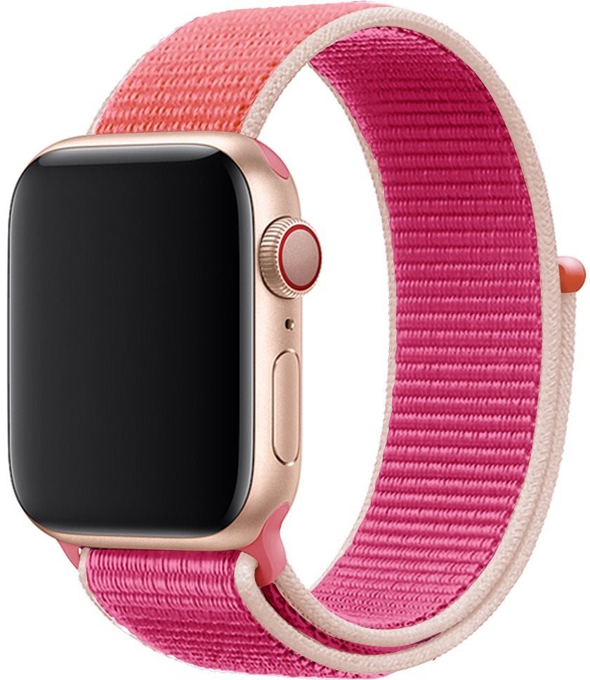 Eternico Airy Apple Watch 38mm / 40mm / 41mm - Silk Pink and Gold edge