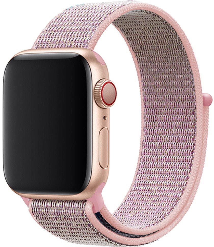 Eternico Airy Apple Watch 38mm / 40mm / 41mm - Elephant Gray and Gold edge