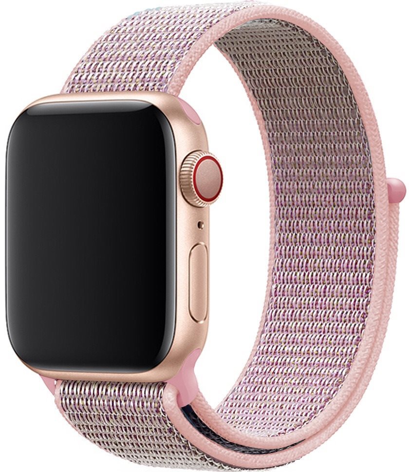Eternico Airy Apple Watch 42mm / 44mm / 45mm - Elephant Gray and Gold edge