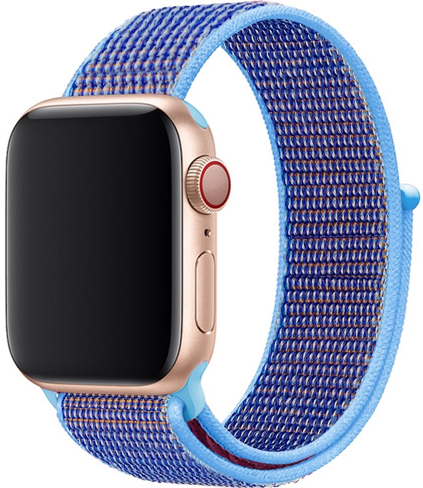 Eternico Airy Apple Watch 42mm / 44mm / 45mm - Violet Blue and Blue edge