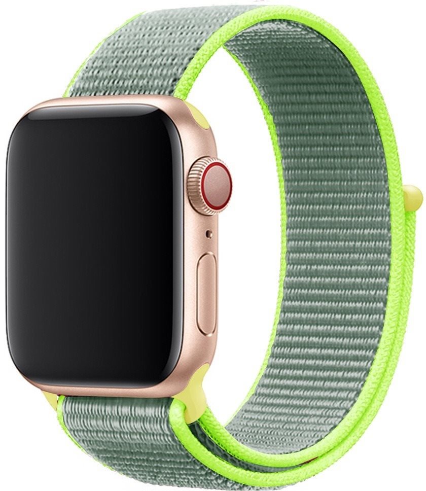 Eternico Airy Apple Watch 38mm / 40mm / 41mm - Green Gray and Green edge