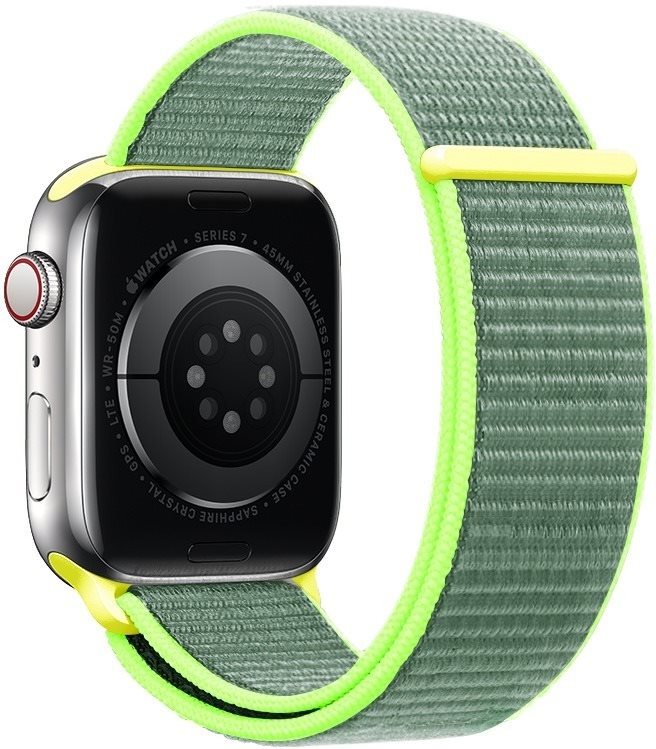 Eternico Airy Apple Watch 42mm / 44mm / 45mm - Green Gray and Green edge